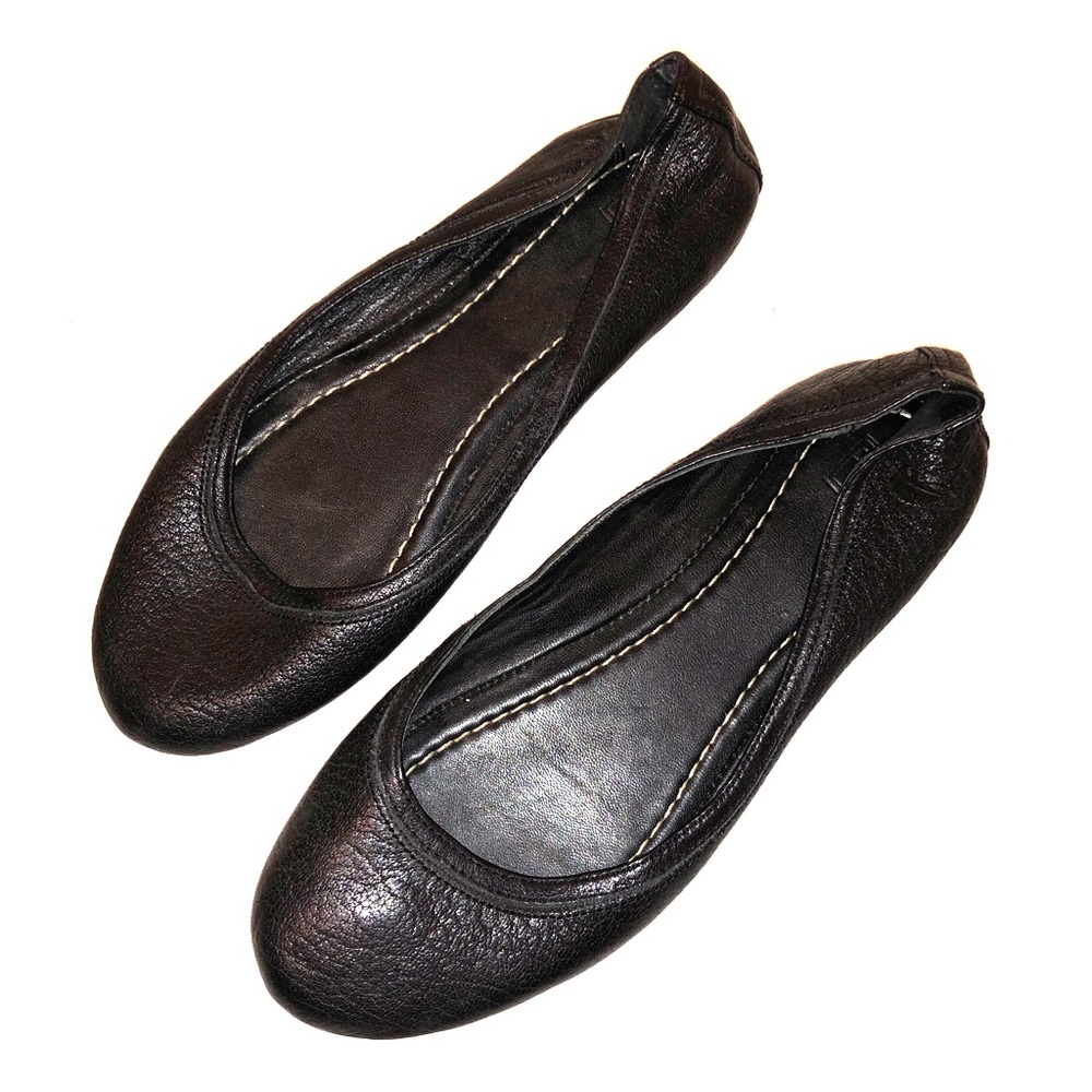 Frye Black Ballet Flats Sz 8.5